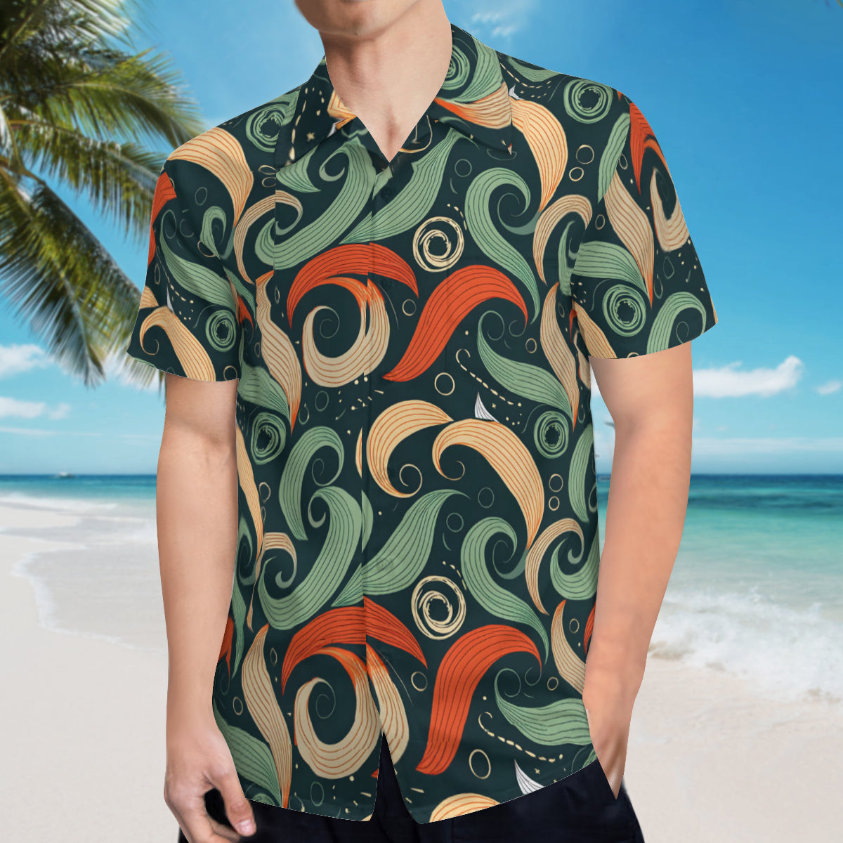 Abstract Pattern Hawaiian Shirt