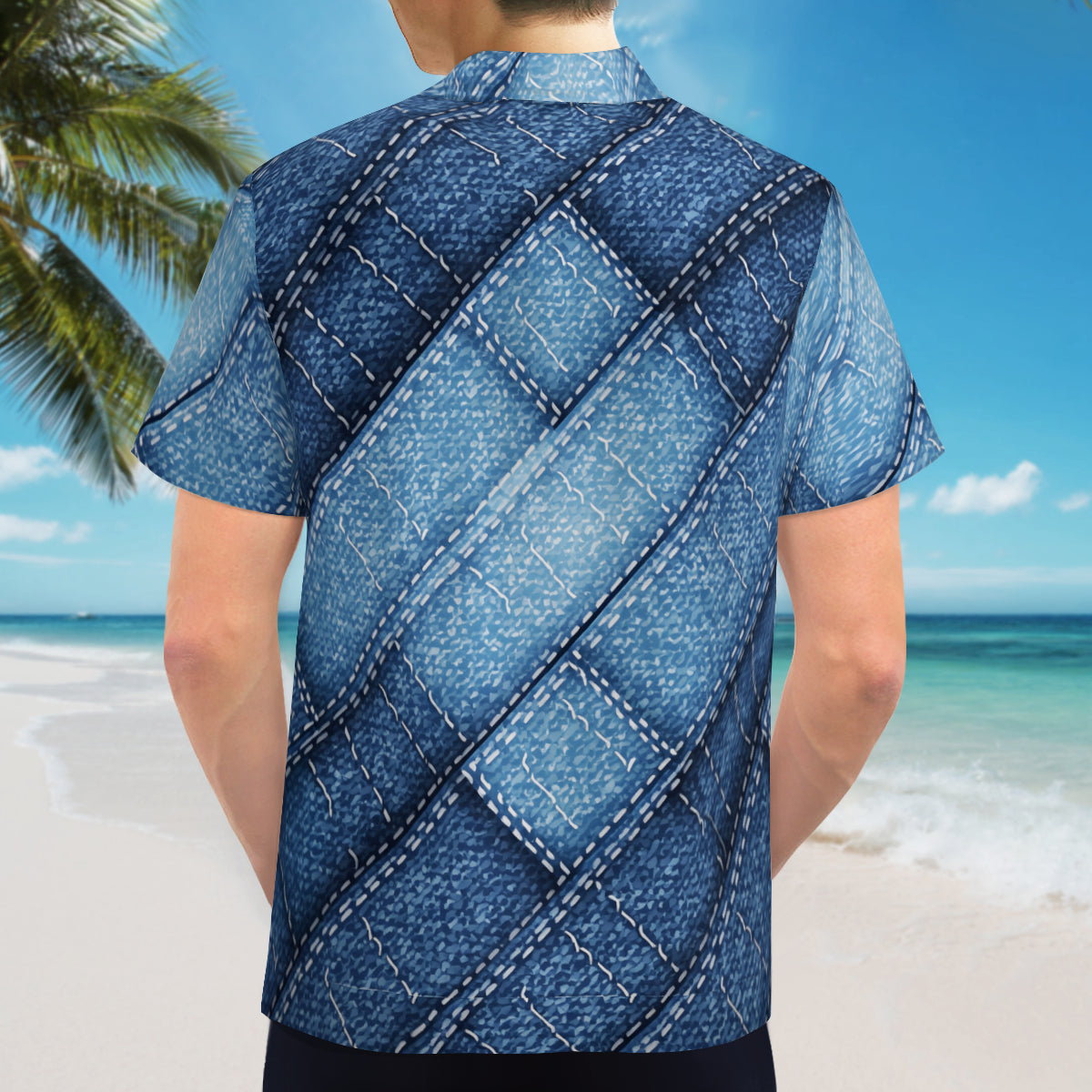 Denim Design Hawaiian Shirt