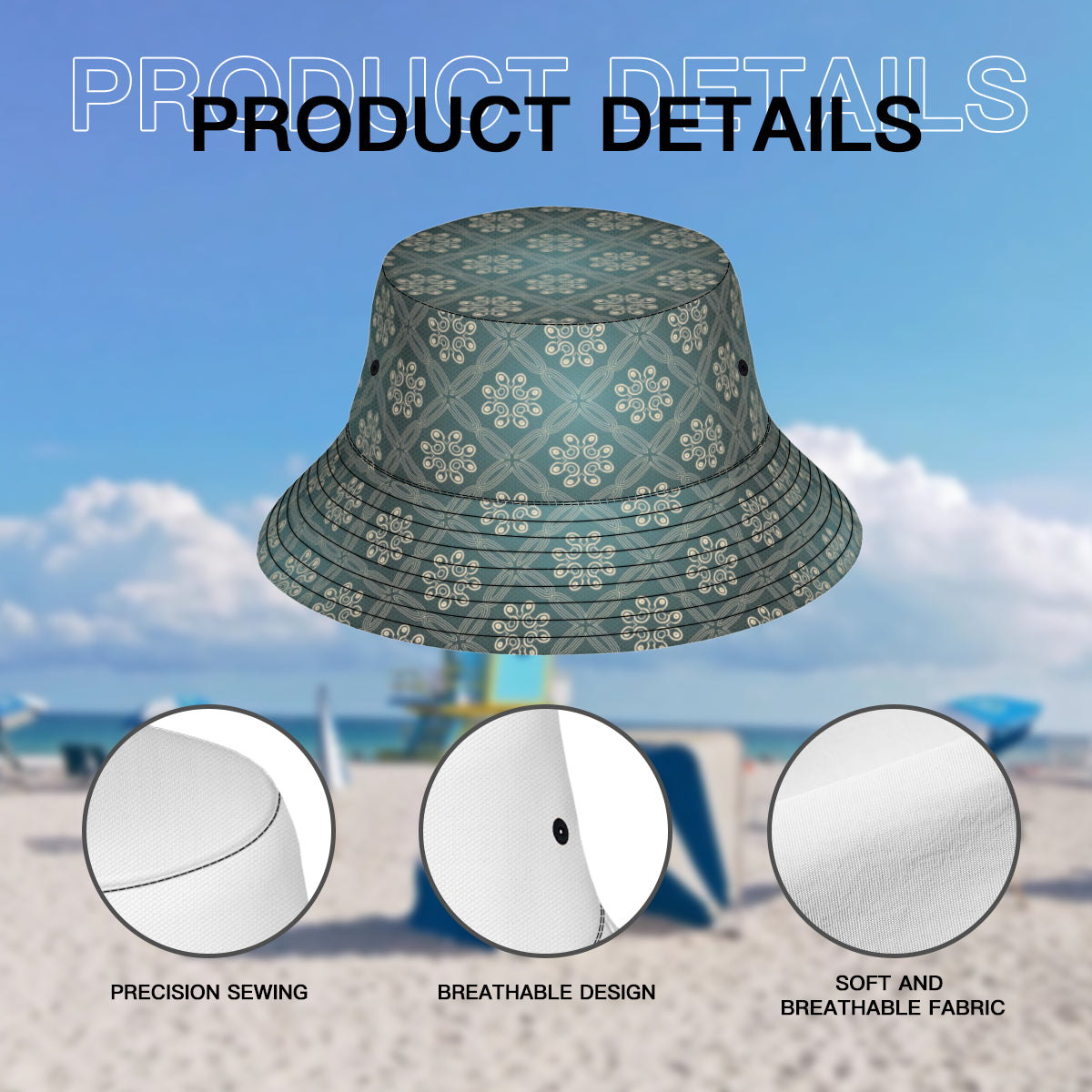 Abstract Pattern Fisherman Hat