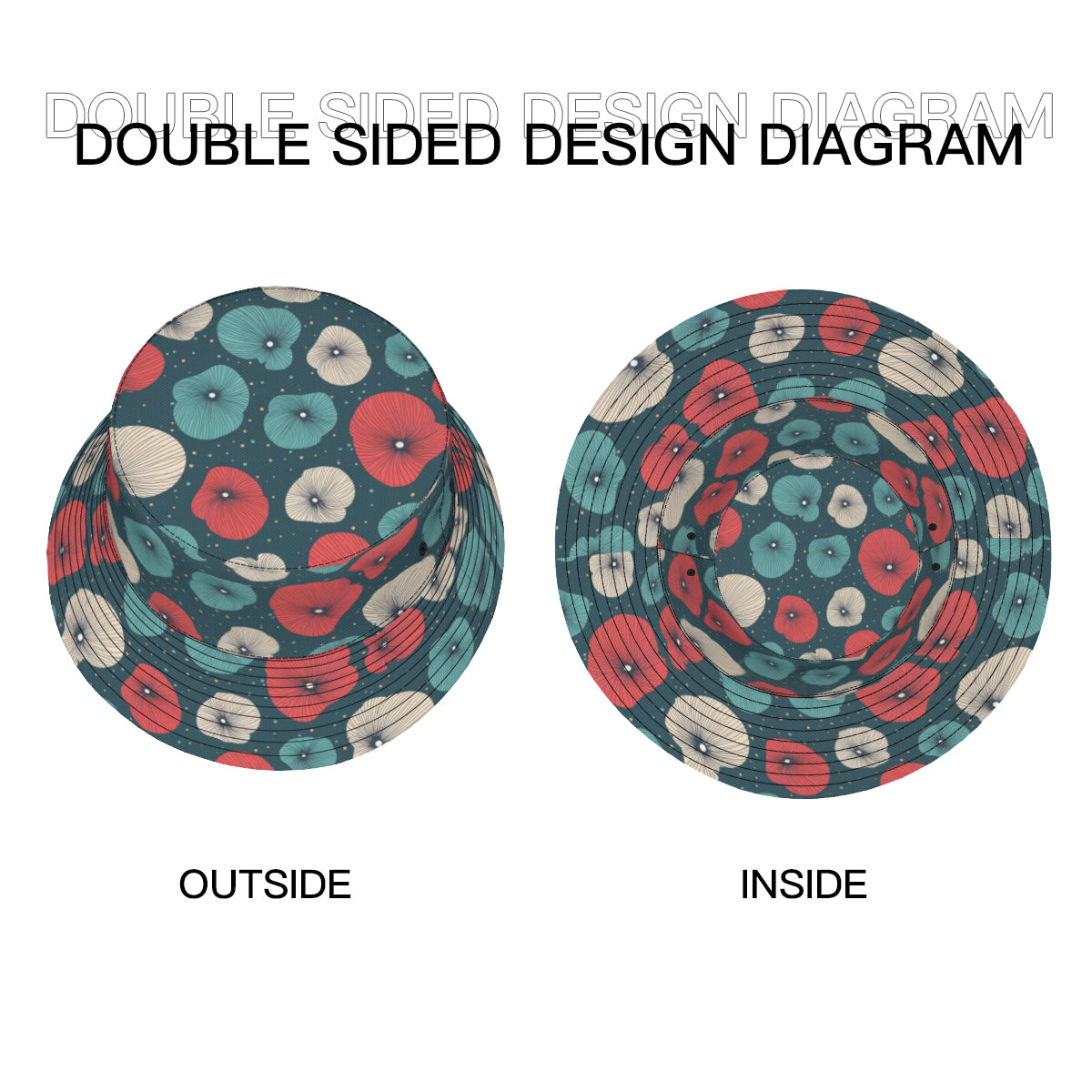 Abstract Pattern Fisherman Hat