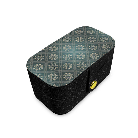 Abstract Pattern Personalized Portable Jewelry Box