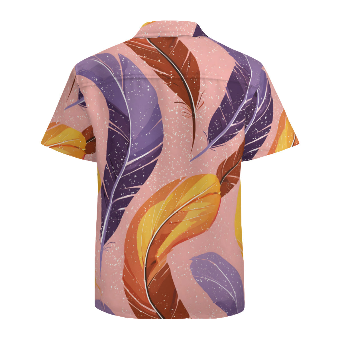 Abstract Feathers Hawaiian Shirt