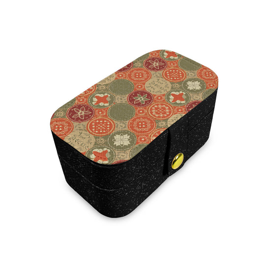 Abstract Pattern Personalized Portable Jewelry Box