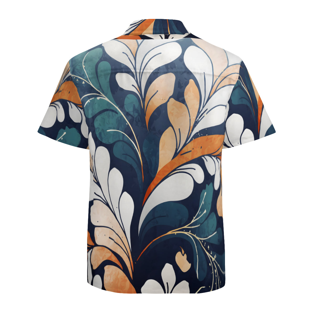 Abstract Floral Hawaiian Shirt