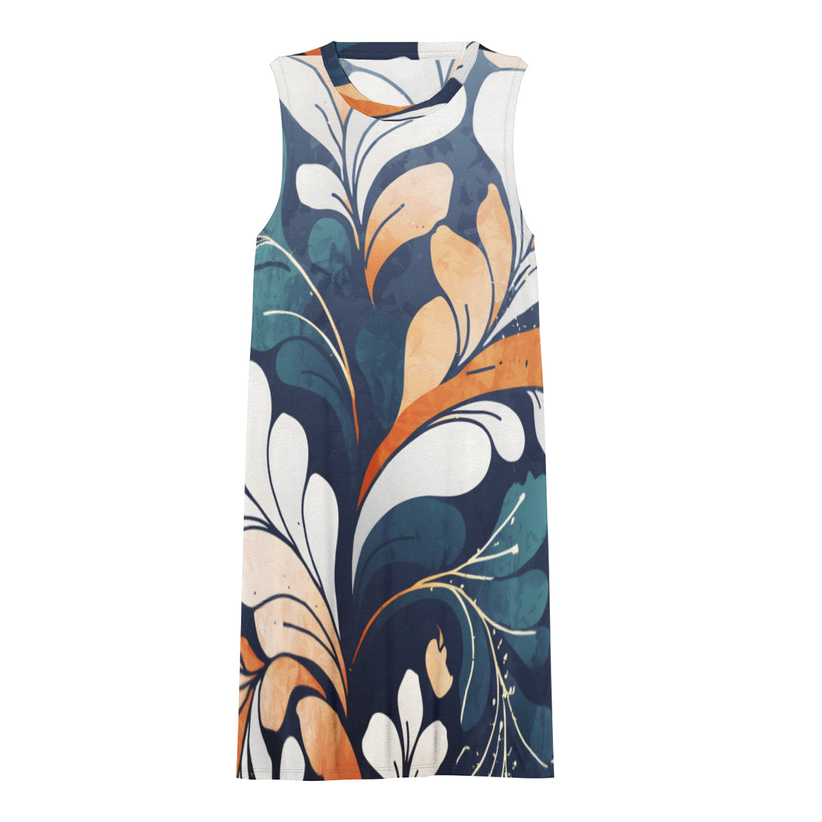 Abstract Floral Women's Casual Dress
