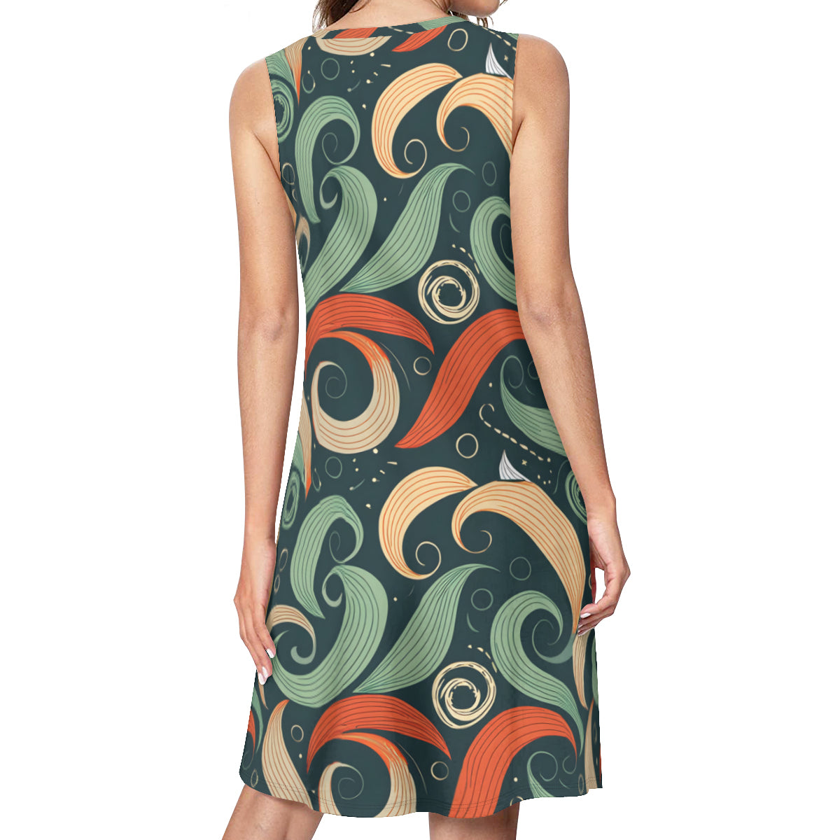 Abstract Pattern  Women's Casual Dress