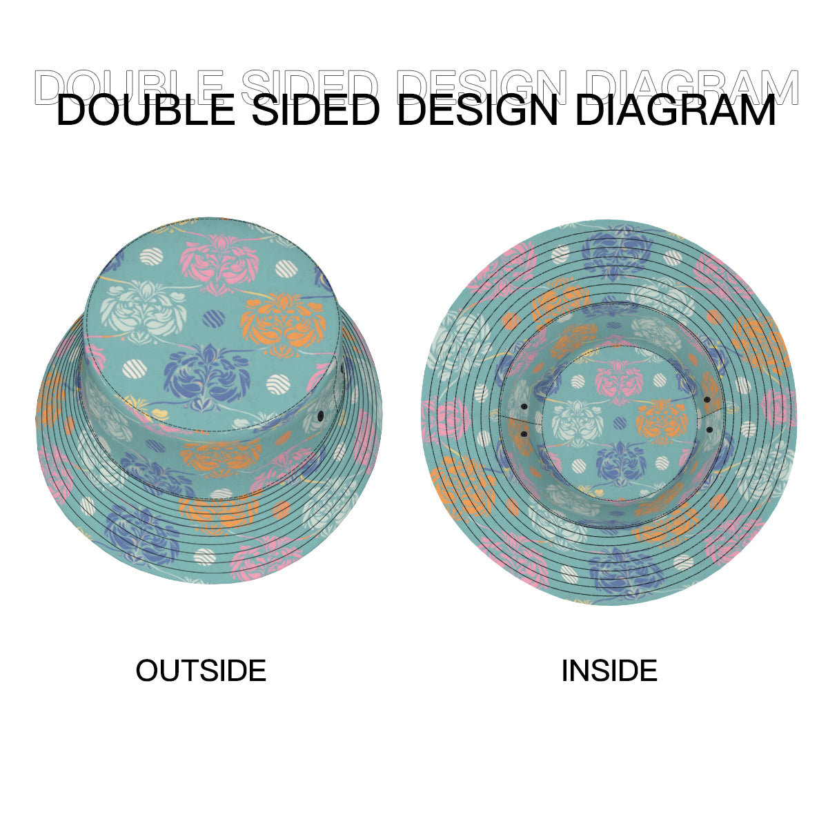 Abstract Pattern Fisherman Hat