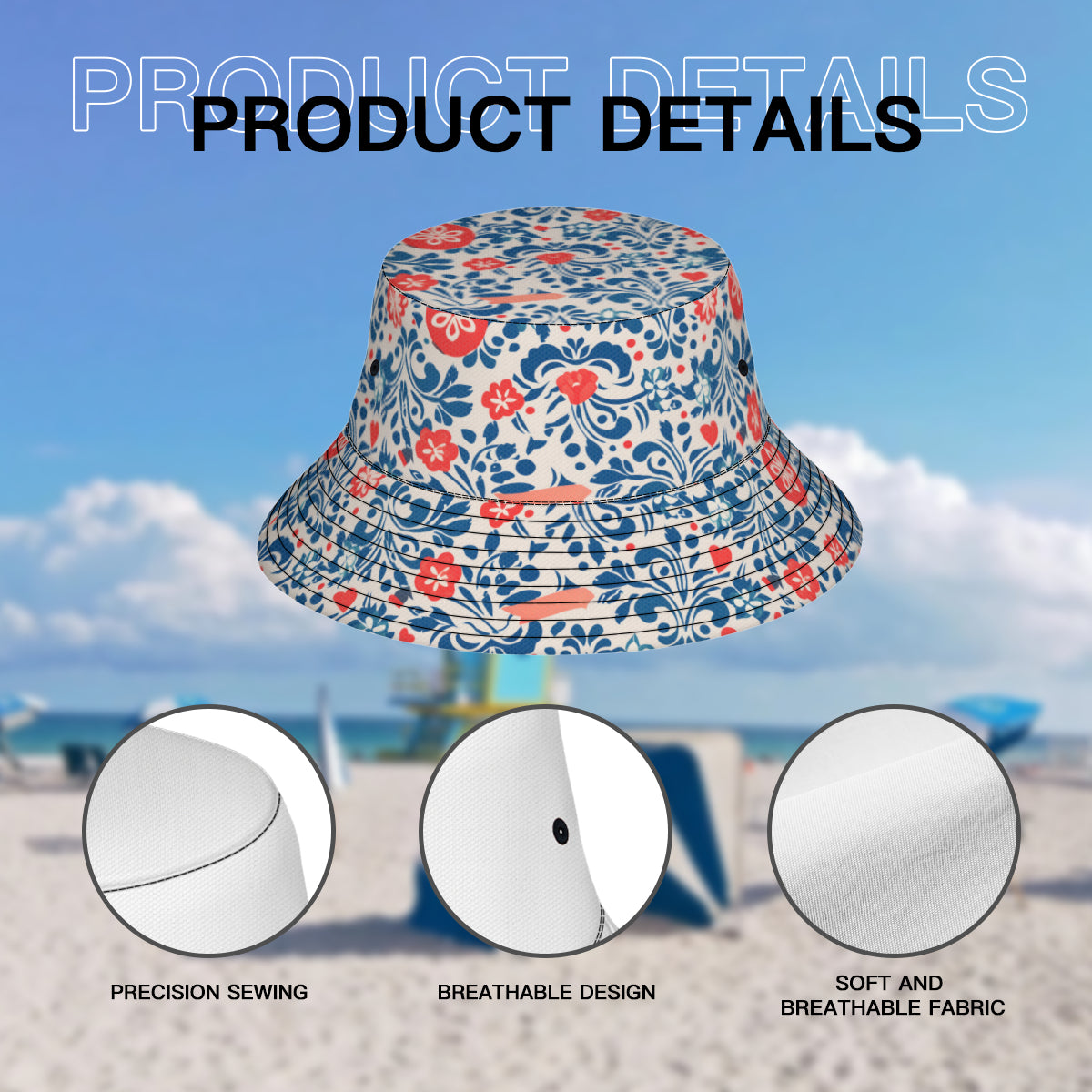 Abstract Pattern Fisherman Hat