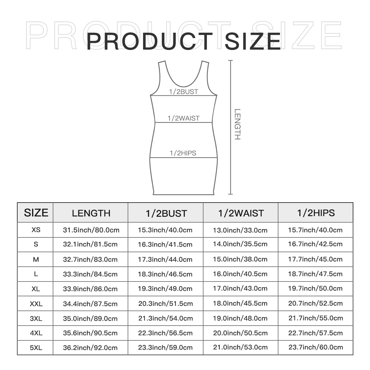 Abstract Feathers Sleeveless Slim-Fit Euro-Size Tank Slip Dress