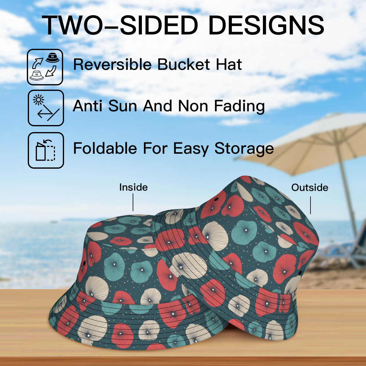 Abstract Pattern Fisherman Hat