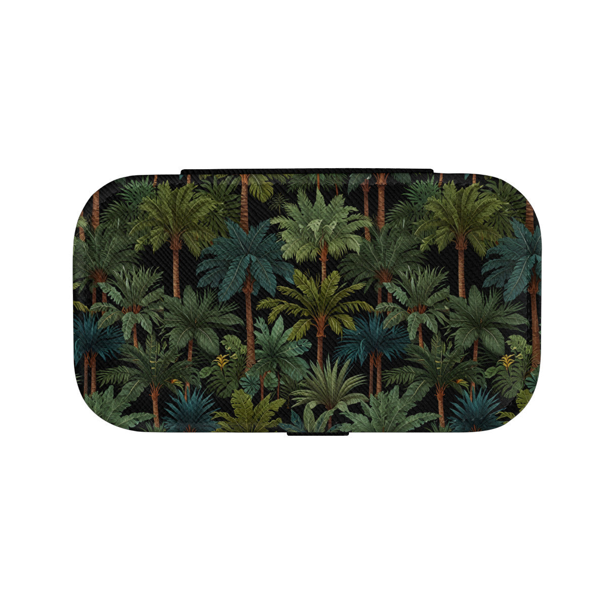 Tropical Trees Personalized Portable Jewelry Box