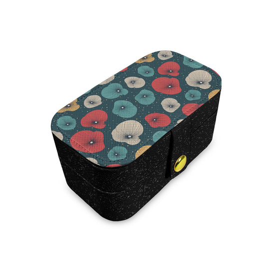 Abstract Pattern Personalized Portable Jewelry Box