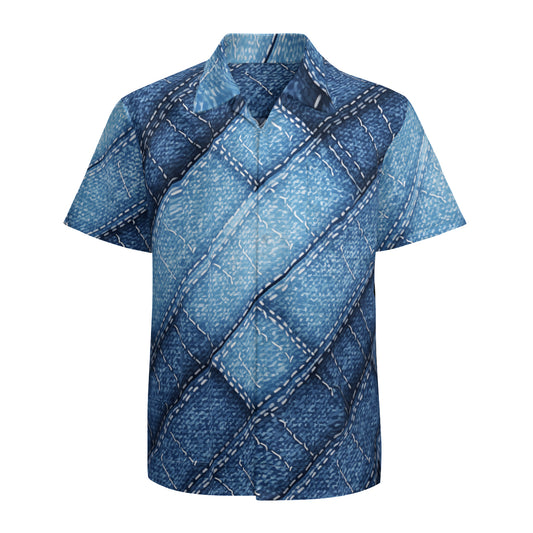Denim Design Hawaiian Shirt