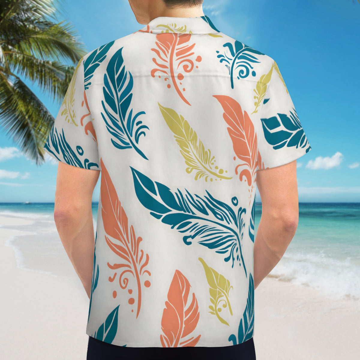 Abstract Floral Hawaiian Shirt