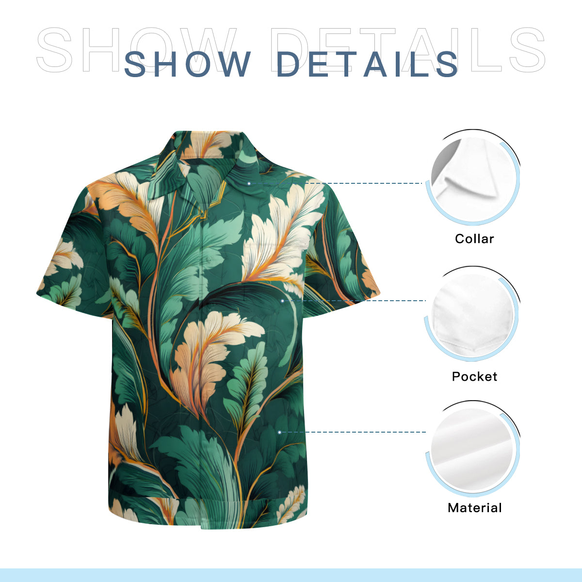 Green Leaves Hawaiian Shirt
