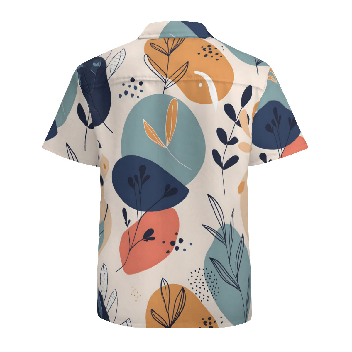 Abstract Floral Hawaiian Shirt