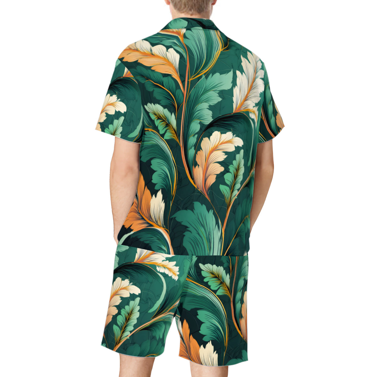Greenleaves Man's Shirt And Short Set