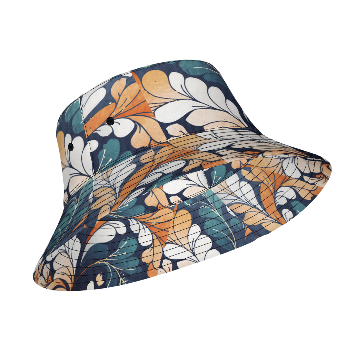 Abstract Floral Fisherman Hat