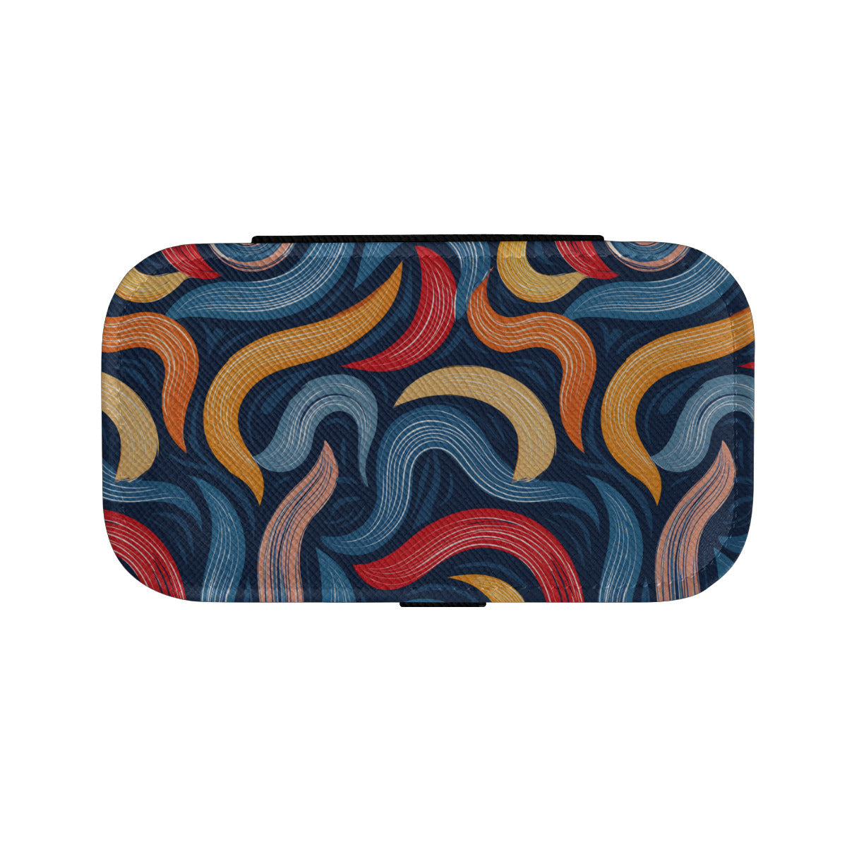 Abstract Pattern Swirl Personalized Portable Jewelry Box