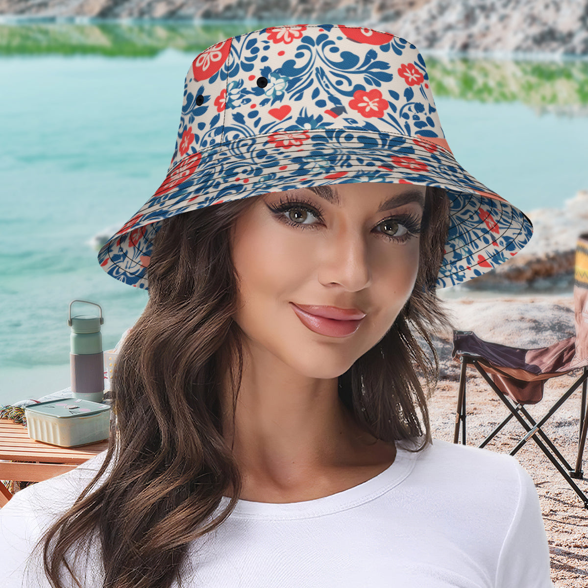 Abstract Pattern Fisherman Hat
