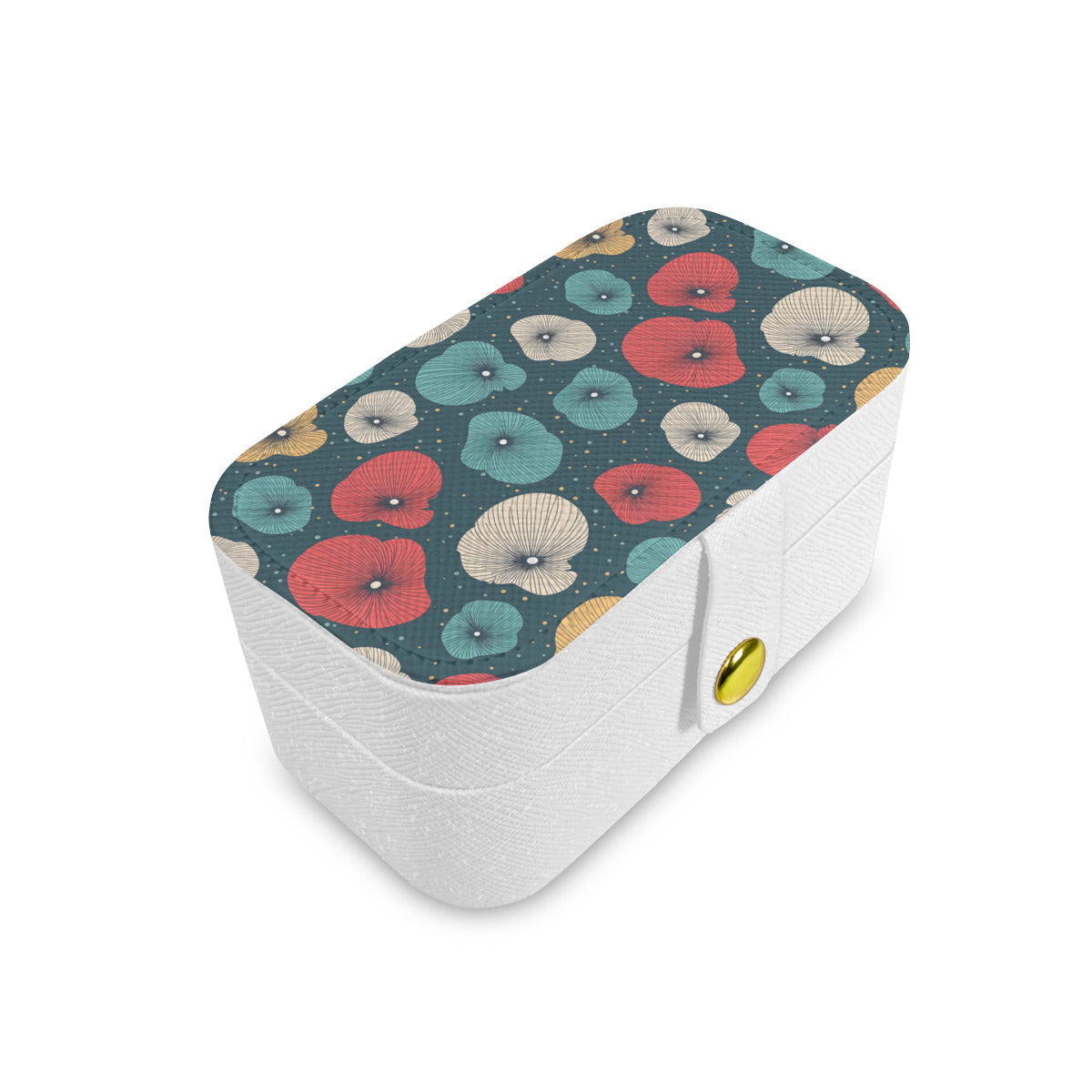 Abstract Pattern Personalized Portable Jewelry Box