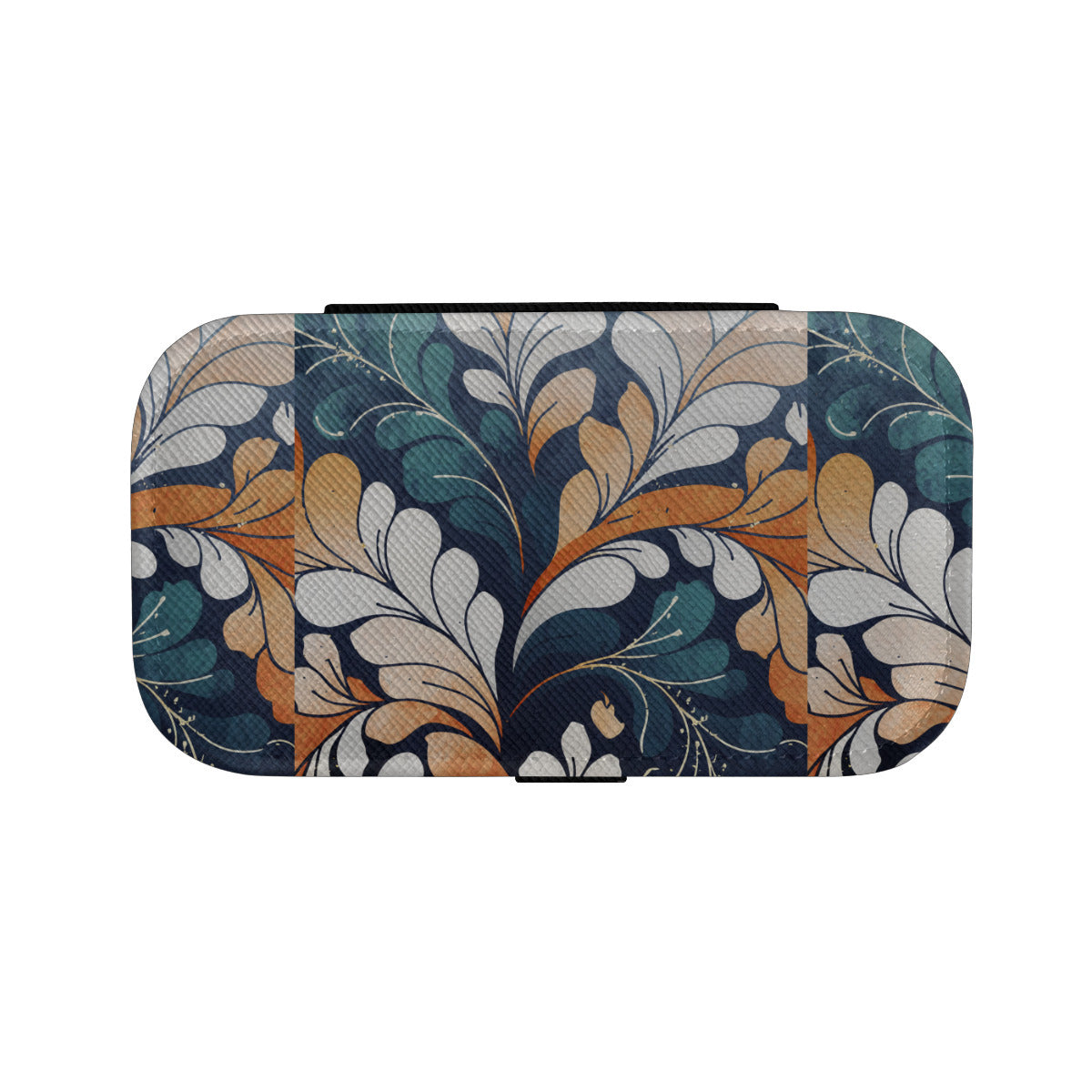 Abstract Floral Personalized Portable Jewelry Box
